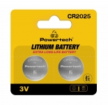 POWERTECH   PT-1212, CR2025, 3V, 2 PT-1212