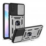 Bodycell Armor Slide Cover Case Xiaomi Redmi 9A Silver