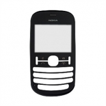 Nokia Asha 200 FrontCover graphite ORIGINAL