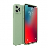 Bodycell Square Liquid Silicon Case iPhone 11 Pro Light Green