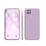 Bodycell Square Liquid Silicon Case Realme 7i/C12/C25/C25S Light Violet