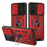 Bodycell Armor Slide Cover Case Xiaomi Poco F3  Red