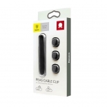 Baseus Cable Clip Peas Black (ACWDJ-01) (BASACWDJ-01)