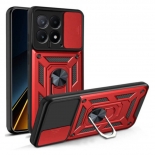 Bodycell Armor Slide Cover Case Xiaomi 14 5G Red