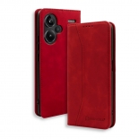 Bodycell Book Case Pu Leather Xiaomi Note 13 Pro Plus 5G Red