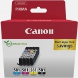 Canon  Inkjet CLI-581 CMYK (2103C007) (CANCLI-581MP)