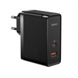 Baseus Travel Charger GaN5 Pro Quick wall charger C+U, PD3.0, QC4.0 +, AFC, 100W EU Black (CCGP090201) (BASCCGP090201)