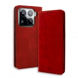 Bodycell Book Case Pu Leather Xiaomi 15 Pro 5G Red