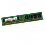 Samsung Refurbished RAM Dimm, DDR2, 512MB PC2-4200U-444 M378T6453FZ0-CD5