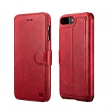 iCarer RIP 7015 iPhone 8 Plus 2 in 1 Wallet+Back Cover (Magnetic Snap) Red