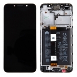 HUAWEI Y5p - LCD + Touch + Frame+ Battery Black Original Service Pack 02353RJP