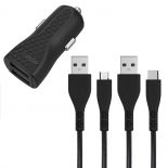 Universal    2  USB 2.4A      USB A - Micro USB  USB-C,    ENERGIZER DC2BLCMM