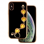 SENSO SPD CHAIN DIAMOND HEARTS IPHONE X / XS black