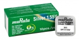 MURATA μπαταρία Silver Oxide για ρολόγια SR721SW, 1.55V, No 362, 10τμχ MR-SR721SW