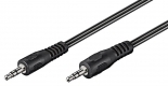 GOOBAY καλώδιο ήχου 3.5mm 50430, 3 pin stereo, 5m, μαύρο 50430