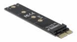 DELOCK Κάρτα Επέκτασης PCI-e σε M.2 Key M 64105, NVMe 64105