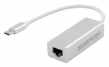 Αντάπτορας δικτύου ST735, USB-C, 1000Mbps Ethernet, ασημί ST733