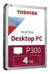 TOSHIBA   P300 HDWD240, 4TB, 3.5", 128MB, 5400RPM, SATA III HDWD240UZSVA