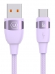 USAMS καλώδιο USB-C σε USB US-SJ630, 66W, 480Mbps, 1.2m, μωβ SJ630USB03