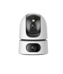 IMOU IP CAMERA RANGER DUAL 8MP IPC-S2XP-8M0WED, INDOOR, 3MP FIXED & 5MP PAN&TILT PTZ CAMERA, H.265/H.264, 8X DIGITAL ZOOM, IR 15M, WIFI 2,4GHz, ETHERNET 100Mbps, MICRO SD UPTO 256GB, MIC&SPEAKER, TWO WAY TALK, SIREN&SPOTLIGHT, DC5V, 3YW