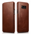 iCarer-Xoomz RS 99001 PU Leather Samsung S8 Brown