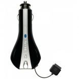 CELLULAR Line Car Charger για iPhone 3G/3GS/4/ 4S & Δώρο Tempered Glass 9H 0.33mm 2.5D για iPhone 4/4S