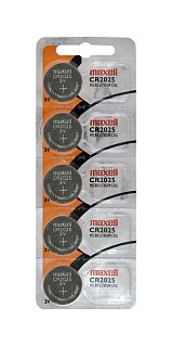 MAXELL   CR2025, 3v, 5 E-CR2025M