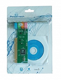 POWERTECH Κάρτα Επέκτασης PCI to 6 channel Audio, Chipset CM8738 SLOT-009