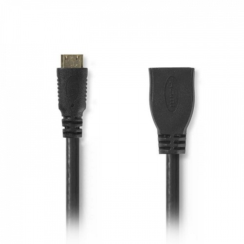  High speed HDMI with Ethernet, HDMI mini . - HDMI .   , 0.20m NEDIS CVGP34590BK02