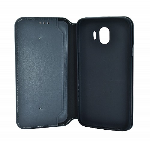 POWERTECH Θήκη Slim Leather για Samsung J4 2018, γκρι MOB-1155