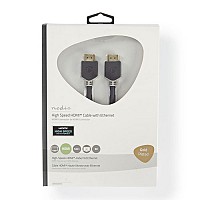 Καλώδιο Premium High Speed HDMI with Ethernet, HDMI αρσ. - HDMI αρσ. 5.00m NEDIS CVBW34000AT50