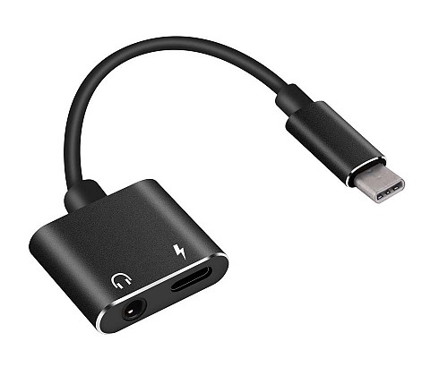 POWERTECH  USB-C  USB-C & 3.5mm  CAB-UC031,  CAB-UC031