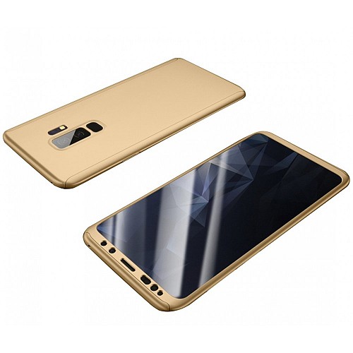 360 Full Cover & Temp.Film Samsung S9 Plus Gold