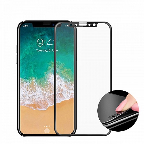 Tempered Glass Full Face For iPhone 11/XR Black