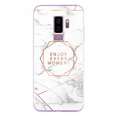 Silicon Marble Case Samsung S9 Plus SM16 White/Gold