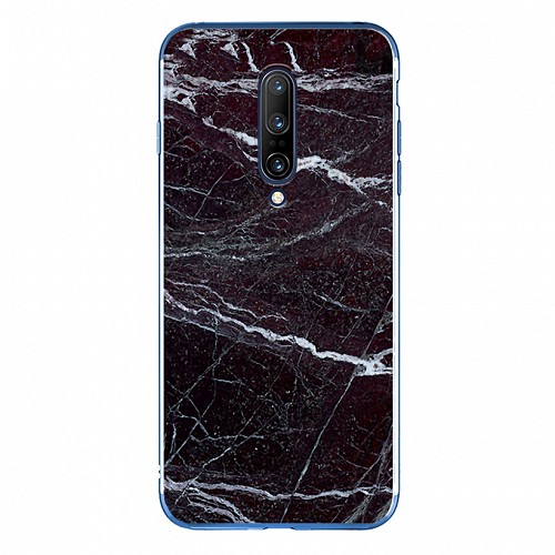 Silicon Marble Case Oneplus 7 Pro SM14 Black/White