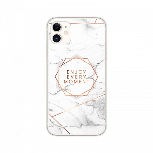 Silicon Marble Case iPhone 11 Pro SM16 White/Gold