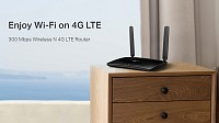 TP-LINK Wireless N Router TL-MR6400, 4G LTE, Wi-Fi 300Mbps, Ver. 4.0 TL-MR6400