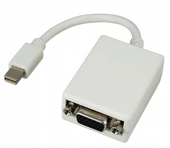 POWERTECH  mini DisplayPort  VGA CAB-DP015, 0.20m,  CAB-DP015