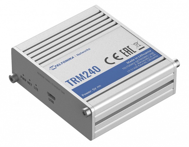 TELTONIKA Industrial cellular modem TRM240, LTE Cat 1, USB TRM240