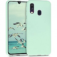 My Colors Liquid Silicon For Samsung A40 Light Green