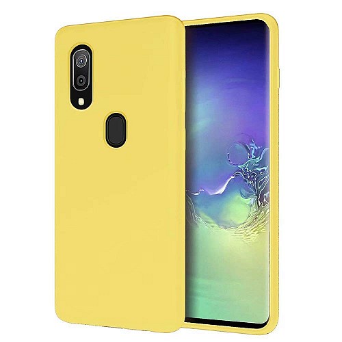 My Colors Liquid Silicon For Samsung A20E Yellow