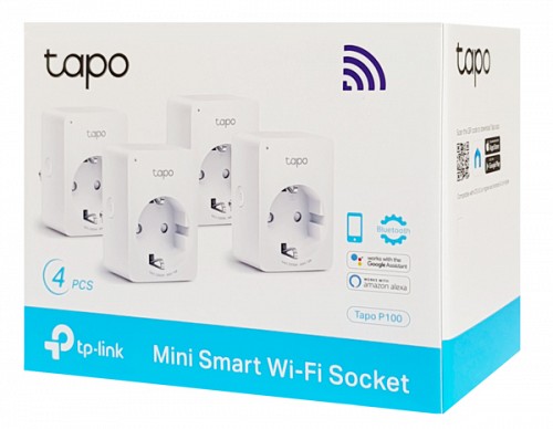 TP-LINK smart   TAPO-P100, Wi-Fi, , 4, Ver. 1.0 TAPO-P100-4