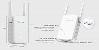 MERCUSYS Wi-Fi Range Extender ME30, 1200Mbps, Ver. 1.0 ME30