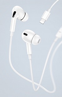 USAMS earphones   EP-41, Lightning, 10mm, 1.2m,  SJ453HS01