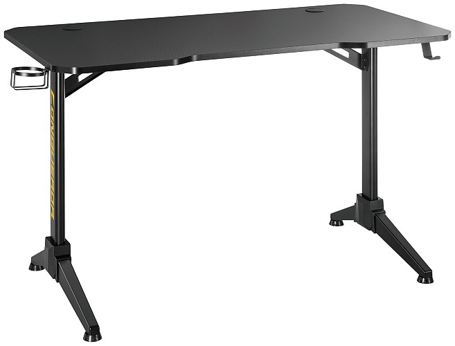 BRATECK gaming γραφείο GMD03-2, 1200x600mm, μαύρο GMD03-2