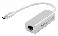 Αντάπτορας δικτύου ST735, USB-C, 1000Mbps Ethernet, ασημί ST733