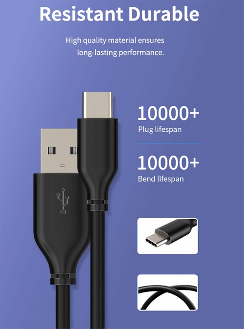 CABLETIME  USB-C  USB U323A, 15W, 480Mbps, 0.25m,  5210131038116