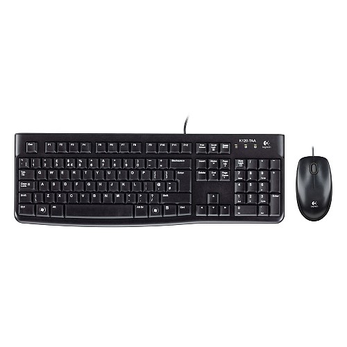 Logitech MK120 Desktop Combo GR (Black, Wired) (LOGMK120)