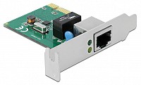 DELOCK κάρτα επέκτασης PCI Express σε RJ45 90381, 1000Mbps, low profile 90381